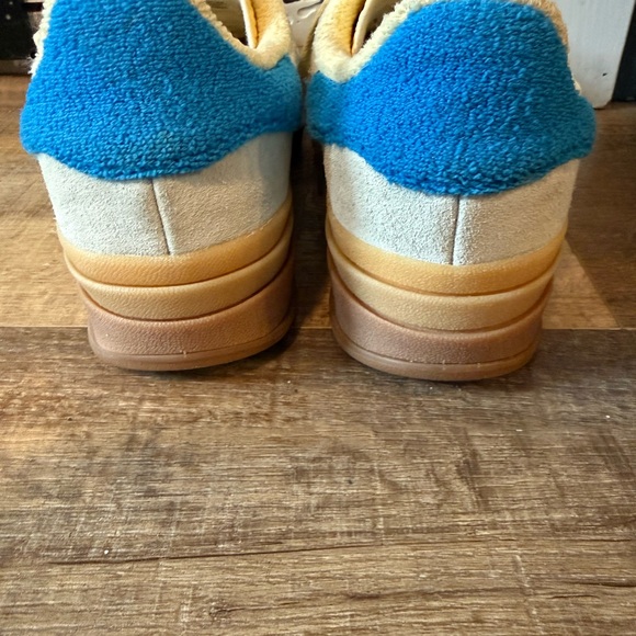 adidas Blue and Yellow Athletic Shoes - Picture 4 of 6